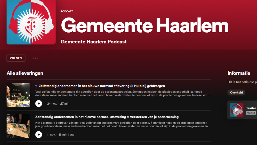 Podcast Haarlem
