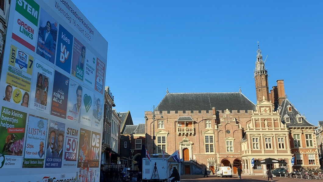 Verkiezingsbord Grote Markt