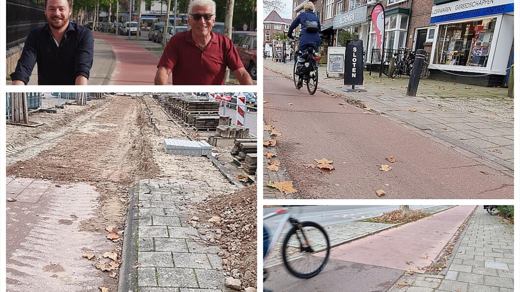 Collage Rijksstraatweg fietspad