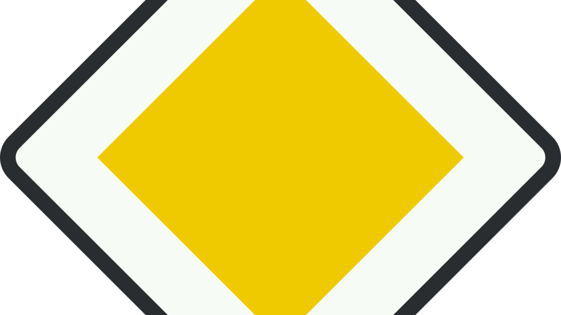 Voorrangsbord verkeersbord