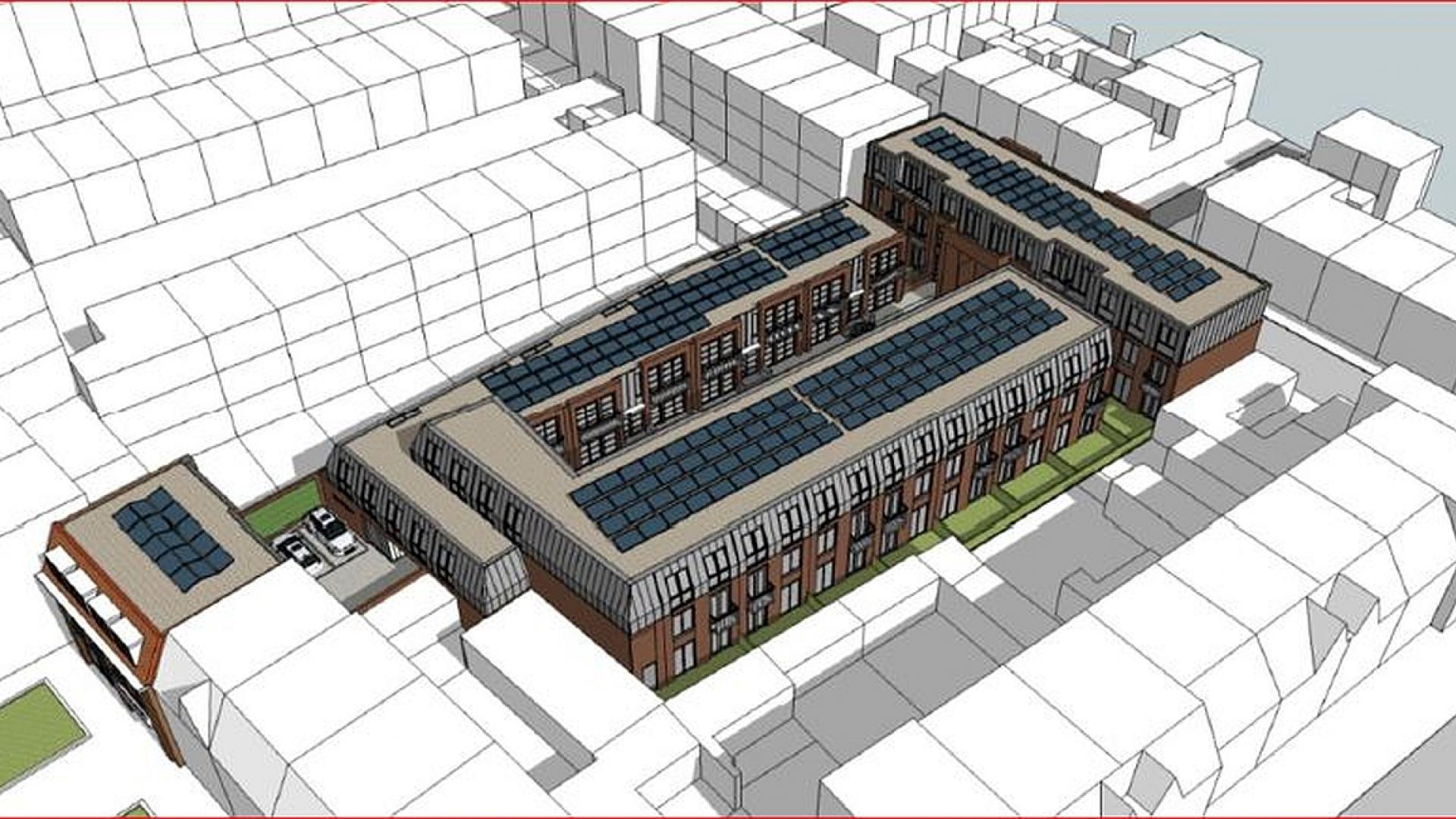 Impressie Bouwplan "New Harlem"