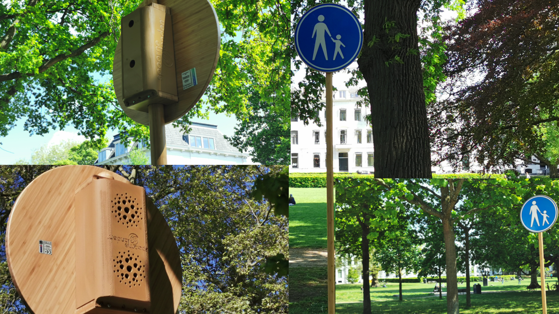 Kenaupark achter de borden