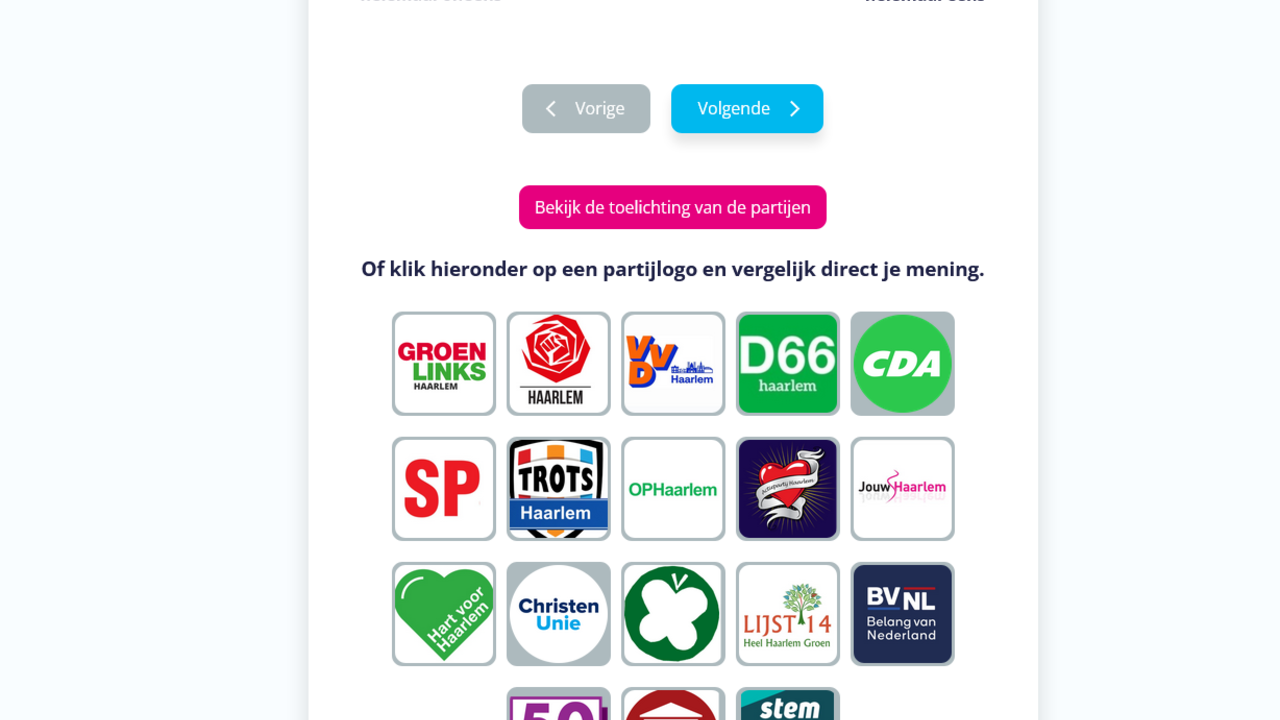 Alle Haarlemse Partijen die meedoen aan gemeenteraadsverkiezingen 2022